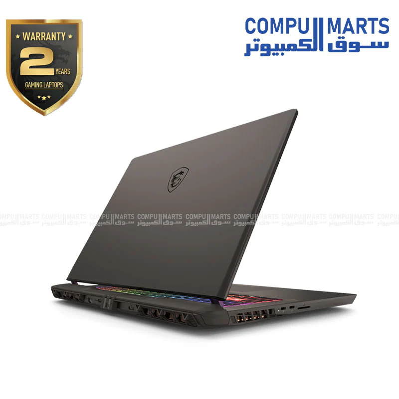 MSI Vector 17 HX AI A2XWJG Gaming Laptop – Intel Core Ultra 9 275HX – 32GB DDR5 RAM – 1TB NVMe SSD – NVIDIA GeForce RTX 5090 24GB GDDR7 – 17” QHD+ 2K IPS 240Hz – Wi-Fi 7 –  RGB Keyboard – Windows 11 – Cosmos Gray - Image 3