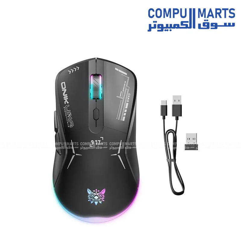 ONIKUMA CW917 RGB Dual-Mode Gaming Mouse – 2.4GHz Wireless - Image 2