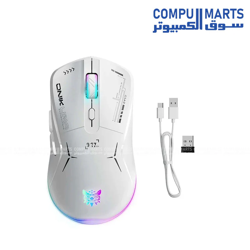 ONIKUMA CW917 RGB Dual-Mode Gaming Mouse – 2.4GHz Wireless - Image 3