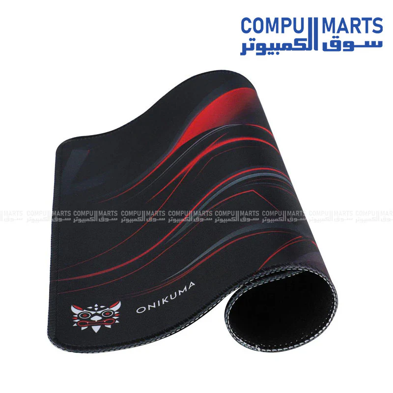 ONIKUMA MP002 Gaming Mouse Pad – 350×300×2 mm – Black/Red - Image 4