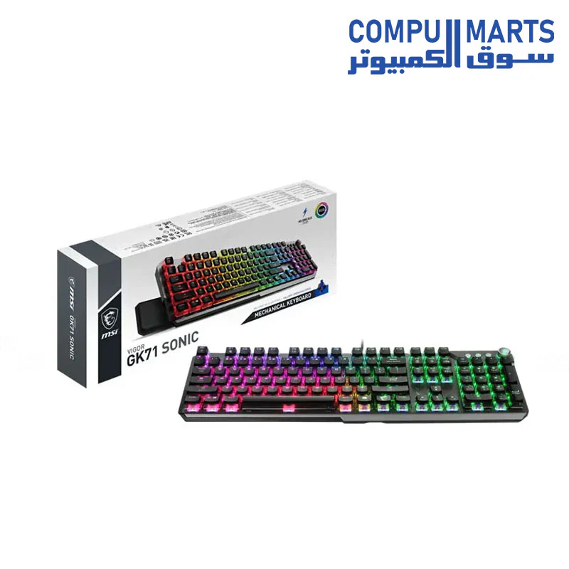 VIGOR GK71 Sonic Mechanical Gaming Keyboard – Blue Switches - Image 2