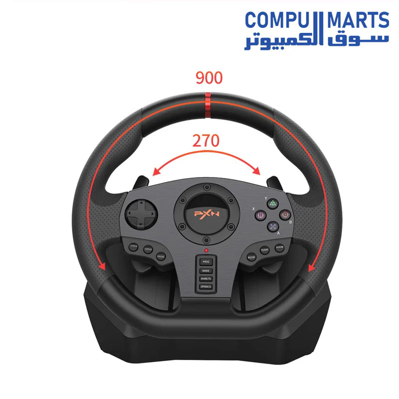 PXN V900 Gaming Racing Wheel with Pedals for PC, Xbox One, Xbox Series X/S, PS4, PS3 and Switch - Image 3