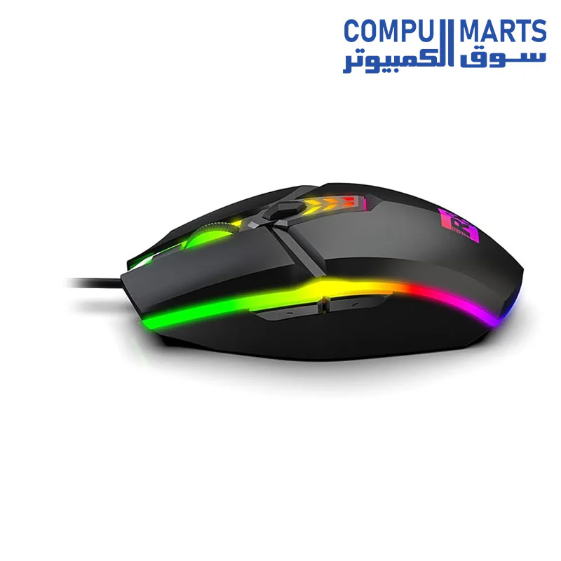 R8 1629 Gaming Mouse Rjp Multi-Light, Speed upto 3600 DPI Multi-Use - Image 2
