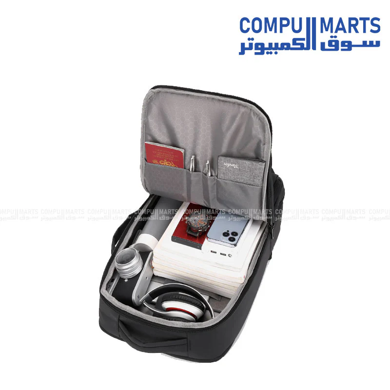 Rahala 5306 Laptop Backpack Bag 15.6-Inch – Black - Image 5