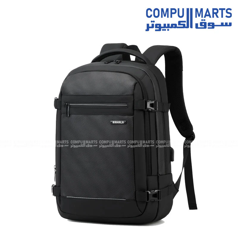 Rahala EF92M Backpack – Lightweight, Durable, Laptop & Travel Bag – Black - Image 2