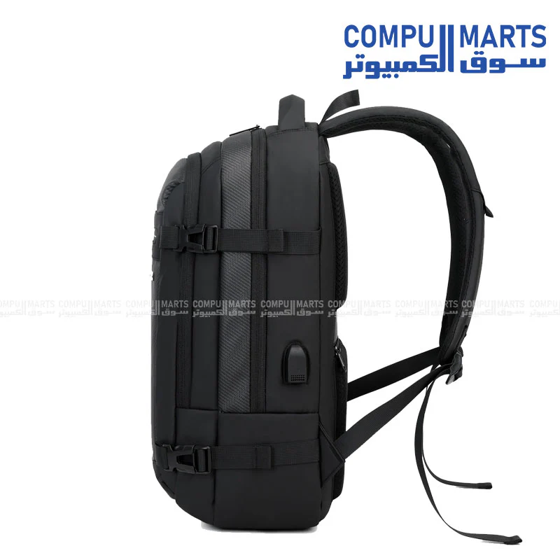 Rahala EF92M Backpack – Lightweight, Durable, Laptop & Travel Bag – Black - Image 3