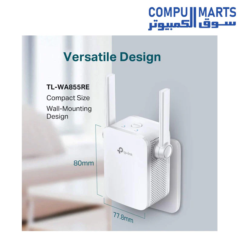TL-WA855RE 300Mbps Wi-Fi Range Extender - Image 3