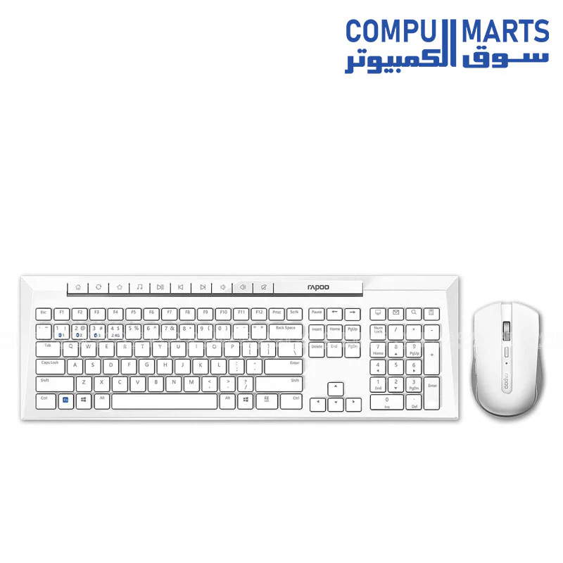 Rapoo 8210M Multi-mode Wireless Keyboard - Image 2