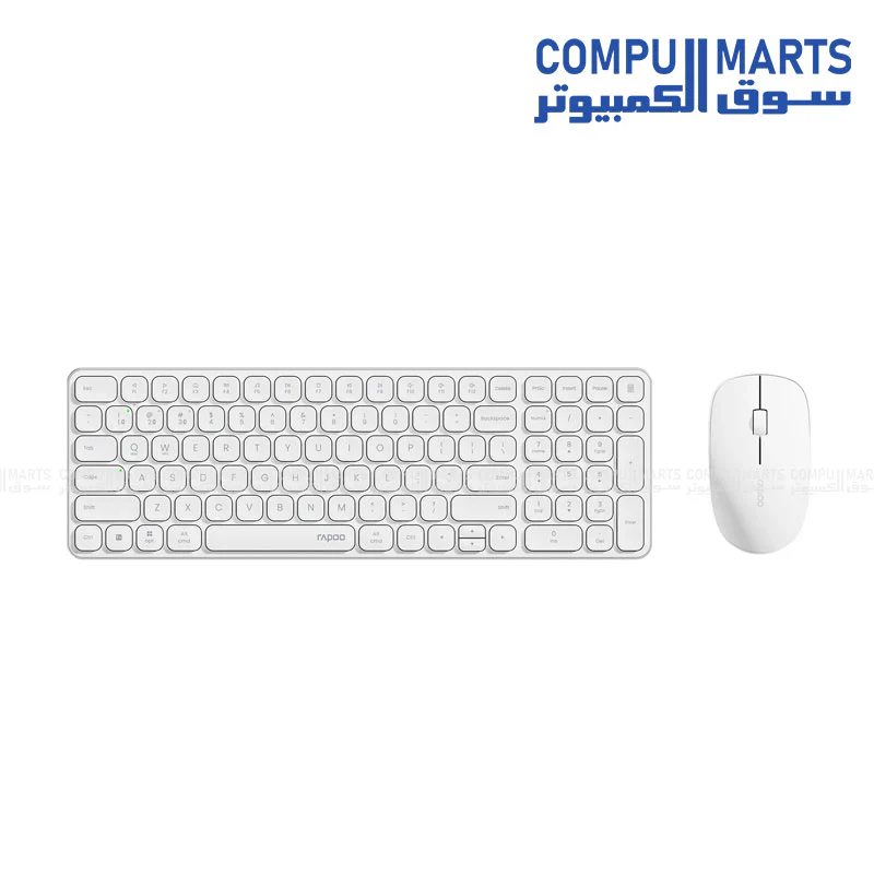 Rapoo 9320M Multi-Mode Wireless Keyboard and Mouse Combo - Image 2