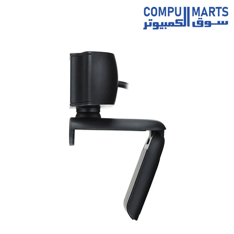 Rapoo C200 720p HD USB Microphone Webcam - Black - Image 3