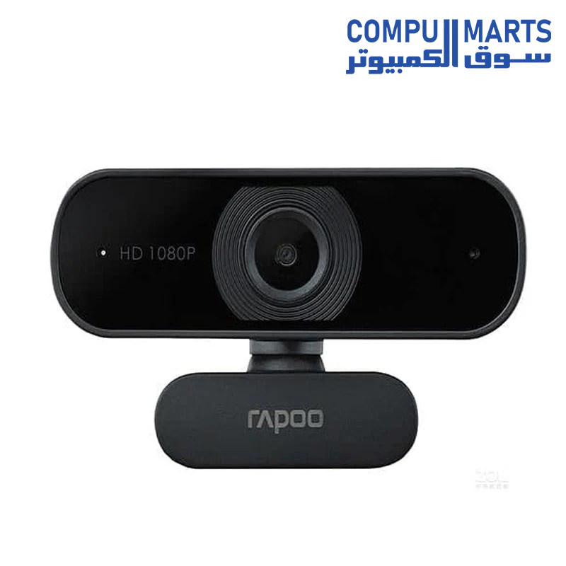 Rapoo C260 USB Black Full HD Webcam, 1080p 30hz, 360 Horizontal, 95 Super Wide-Angle - Image 2