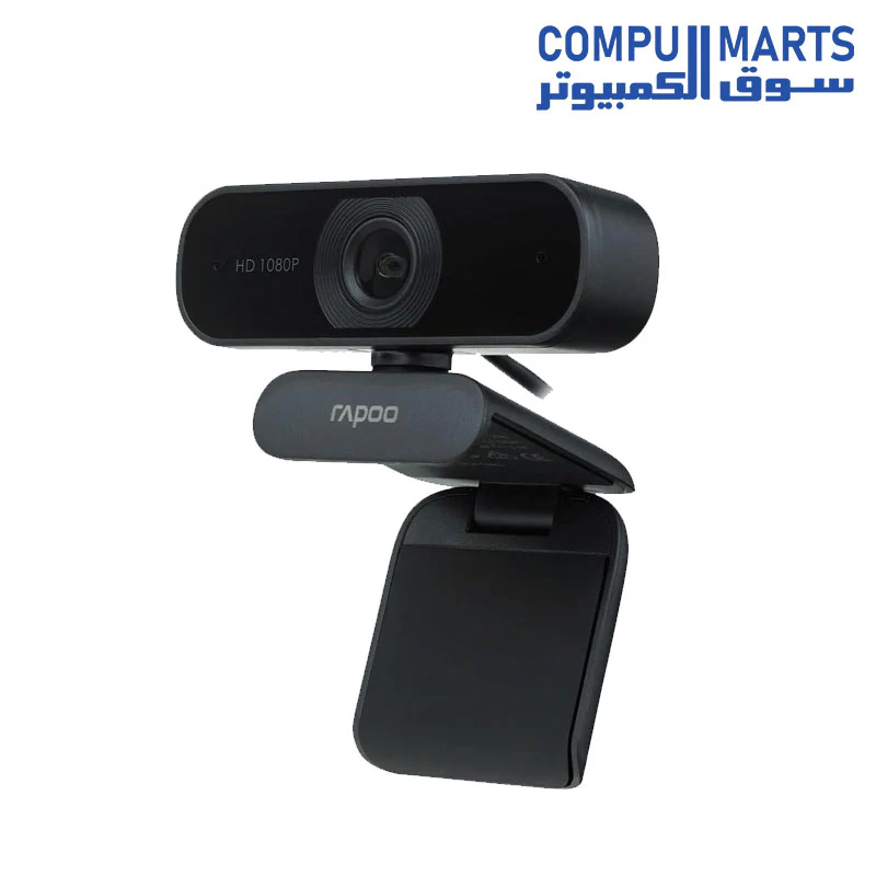 Rapoo C260 USB Black Full HD Webcam, 1080p 30hz, 360 Horizontal, 95 Super Wide-Angle - Image 3