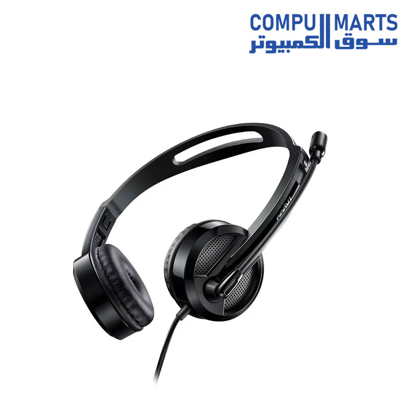 Rapoo H120 USB Sterio Headset -wired headphone-black - Image 3