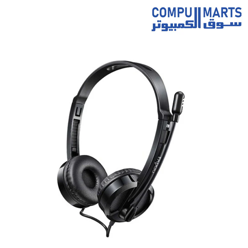 Rapoo H120 USB Sterio Headset -wired headphone-black - Image 5