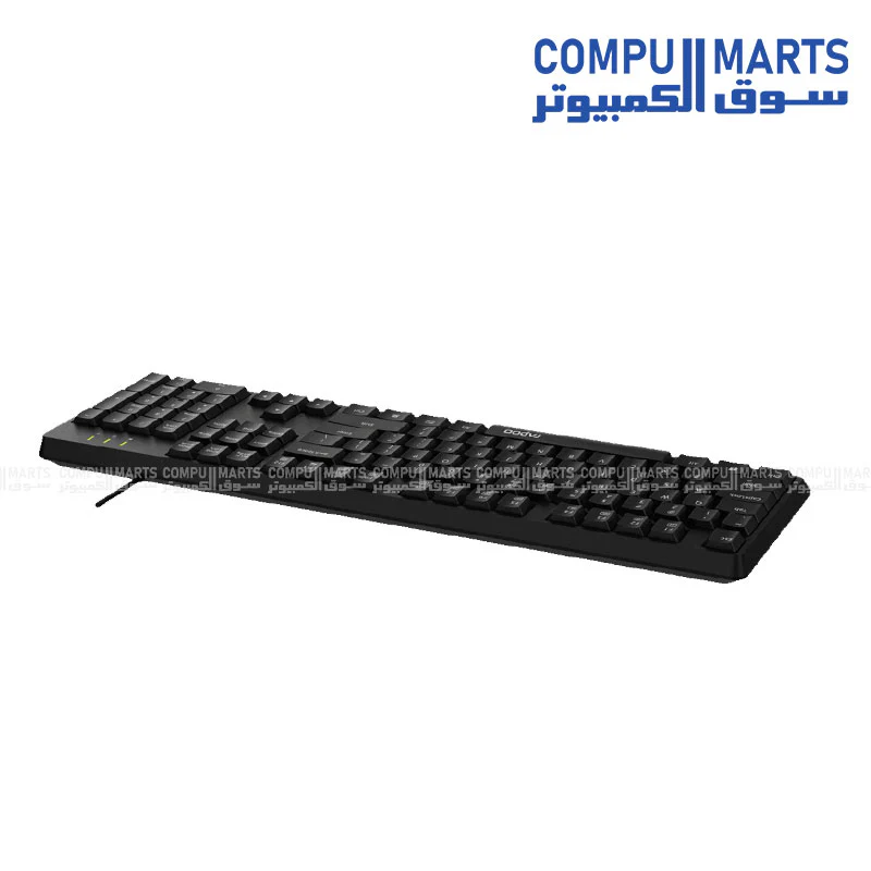 Rapoo NK1900 Wired Keyboard - Black - Image 4