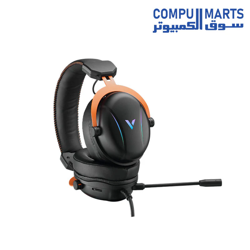 RAPOO VH350S Virtual 7.1 channel RGB WIRED Gaming Headphone - Image 2
