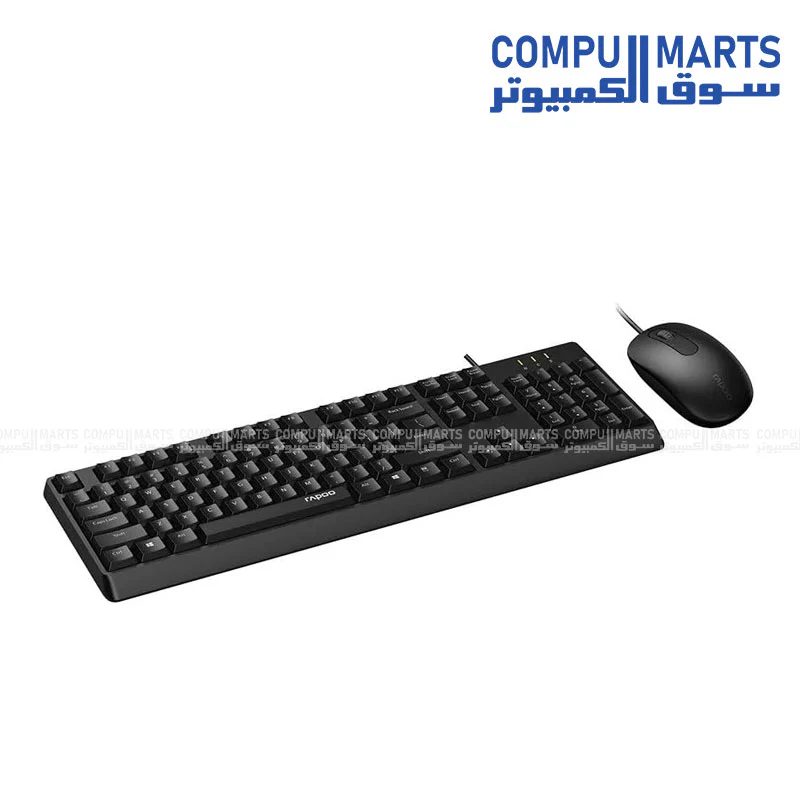 Rapoo X130 PRO Wired Keyboard And Mouse - Image 2