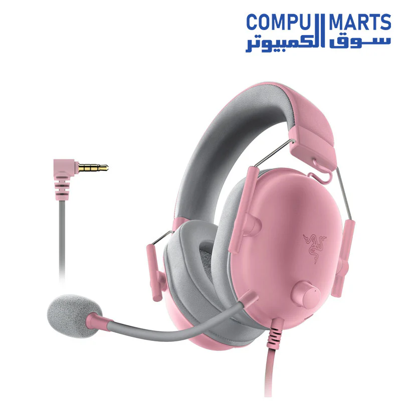 Razer BlackShark V2 X Gaming Headset: 7.1 Surround Sound - 50mm Drivers - Memory Foam Cushion - PC, PS4,PS5, Nintendo Switch, Xbox One, Xbox Series X & S, Mobile - 3.5mm Audio Jack - Image 9