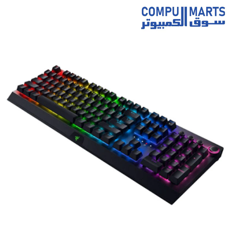 Razer BlackWidow V3 Pro Mechanical Wireless Gaming Keyboard Green Mechanical Switches - Tactile & Clicky - Chroma RGB Lighting - Doubleshot ABS Keycaps - Transparent Switch Housing - Bluetooth/2.4GHz - Image 3