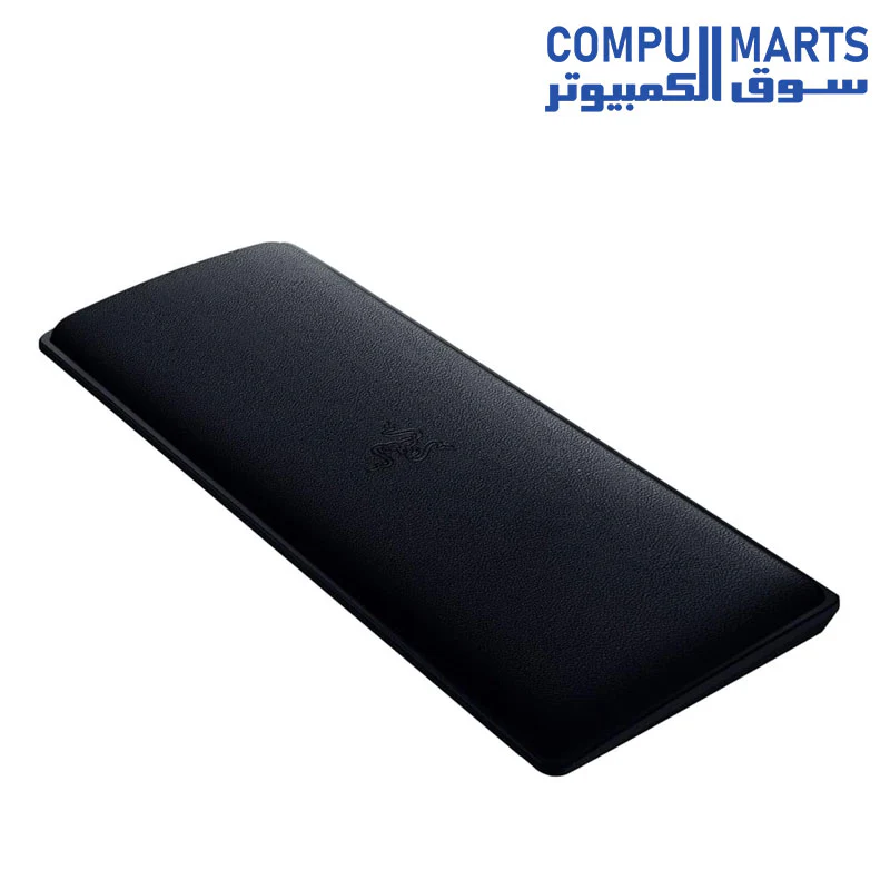 Razer Ergonomic Wrist Rest for Mini Keyboards Plush Leatherette Memory Foam Cushion - Anti-Slip Rubber Feet - Image 4