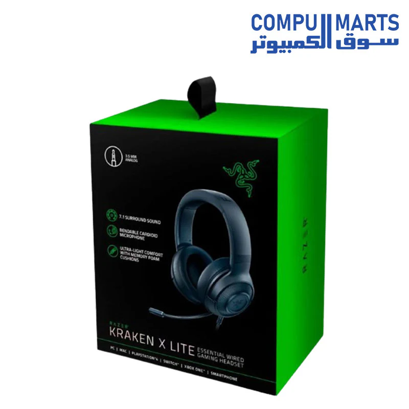 Razer Gaming Bundle – Deathadder Gaming Mouse / Cynosa V2 – Gaming Keyboard / Kraken X Lite Gaming Headset - Image 3