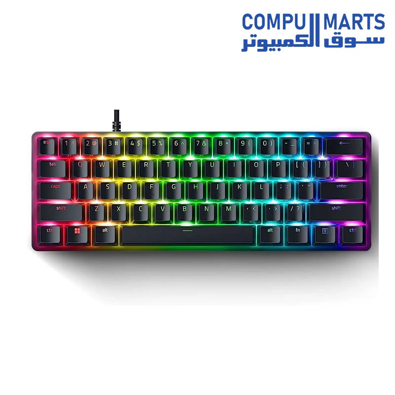 Razer Huntsman Mini Gaming Keyboard + Razer Seiren Mini USB Condenser Microphone – Bundle - Image 2