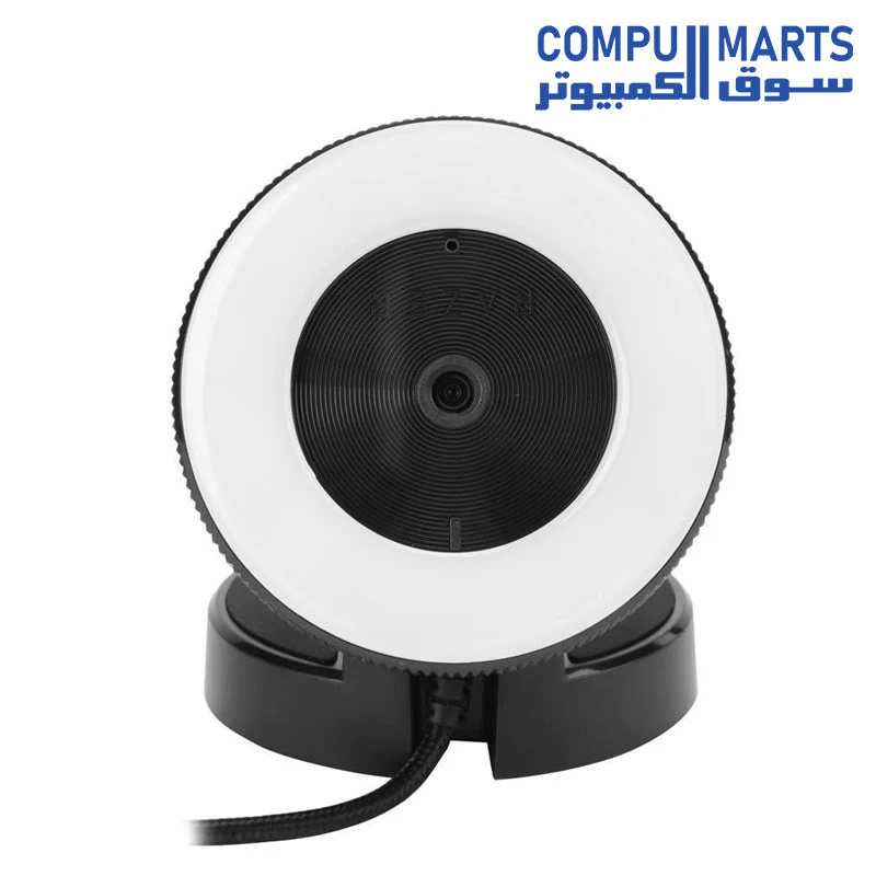 Razer Kiyo Streaming Webcam: 1080p 30 FPS / 720p 60 FPS - Ring Light w/ Adjustable Brightness - Built-in Microphone - Advanced Autofocus - Image 4