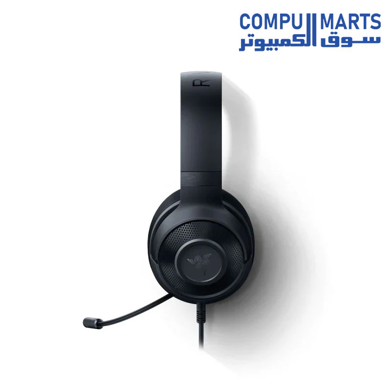 Razer Kraken X Lite Ultralight Gaming Headset: 7.1 Surround Sound - Lightweight Aluminum Frame - Bendable Cardioid Microphone - for PC, PS4, PS5, Switch, Xbox One, Xbox Series X & S, Mobile - Black - Image 2