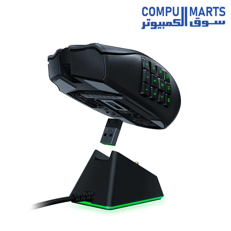 Razer Naga Pro Wireless - Focus+ 20K DPI  -Switch - RGB - Image 4