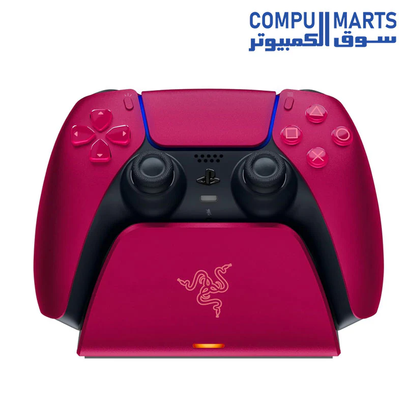 Razer Quick Charging Stand - for PlayStation 5 Controller (Quick Charge, Curved Cradle Design, Powered by USB, One-Handed Navigation) - Image 3