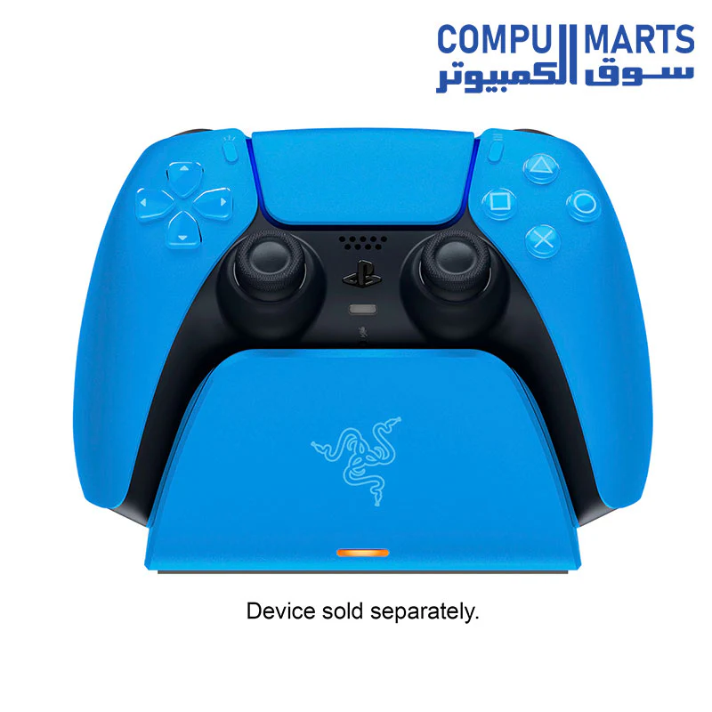 Razer Quick Charging Stand - for PlayStation 5 Controller (Quick Charge, Curved Cradle Design, Powered by USB, One-Handed Navigation) - Image 4