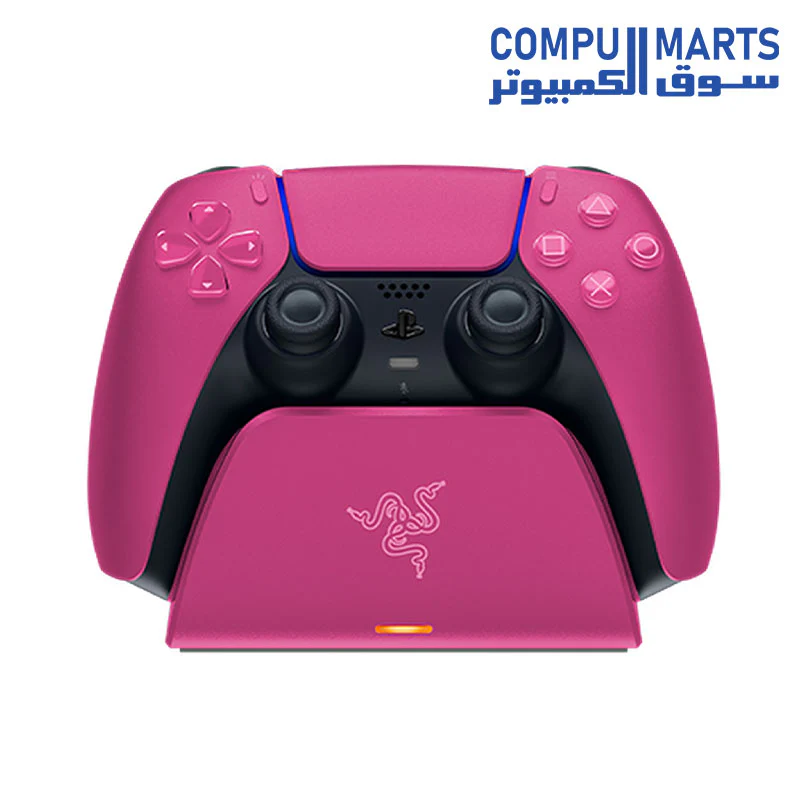 Razer Quick Charging Stand - for PlayStation 5 Controller (Quick Charge, Curved Cradle Design, Powered by USB, One-Handed Navigation) - Image 5