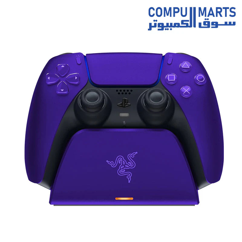 Razer Quick Charging Stand - for PlayStation 5 Controller (Quick Charge, Curved Cradle Design, Powered by USB, One-Handed Navigation) - Image 6