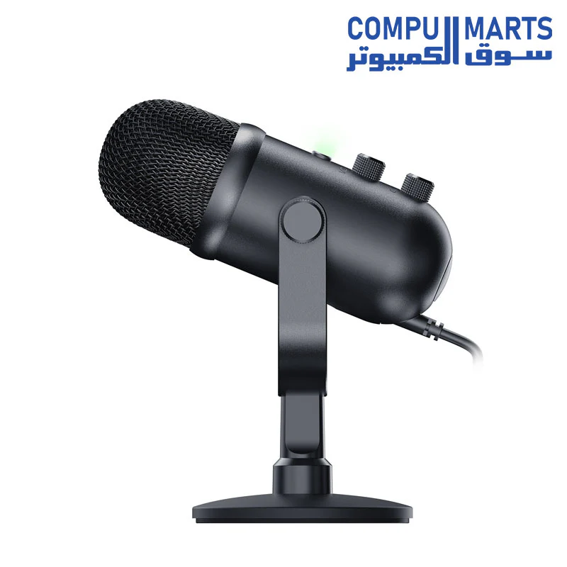 Razer Seiren V2 Pro USB Microphone for Streaming, Gaming, Recording, Podcasting on PC, Twitch, YouTube: High Pass Filter - Mic Monitoring and Gain Control - Built-in Shock Absorber and Mic Windsock - Image 2