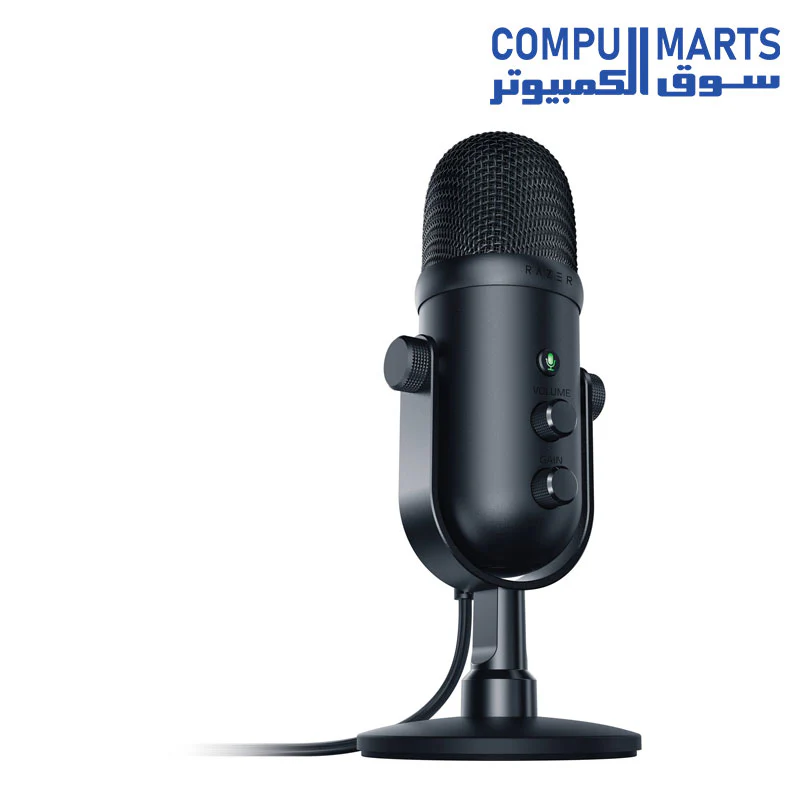 Razer Seiren V2 Pro USB Microphone for Streaming, Gaming, Recording, Podcasting on PC, Twitch, YouTube: High Pass Filter - Mic Monitoring and Gain Control - Built-in Shock Absorber and Mic Windsock - Image 3
