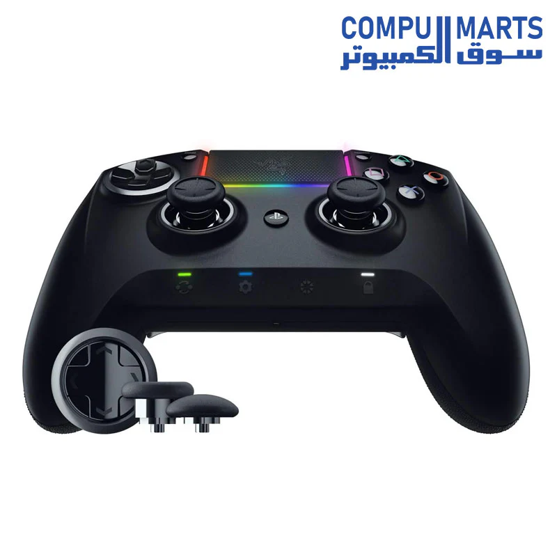 Razer Wireless Raiju Ultimate PS4 Gaming Controller - Black - Image 3