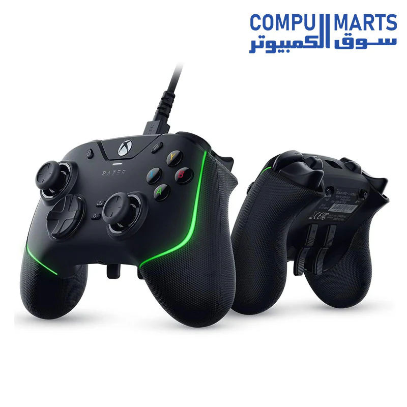 Razer Wolverine V2 Chroma Wired Gaming Pro Controller for Xbox Series X|S, Xbox One, PC: RGB Lighting - Remappable Buttons & Triggers - Mecha-Tactile Buttons & D-Pad - Trigger Stop-Switches - Image 3