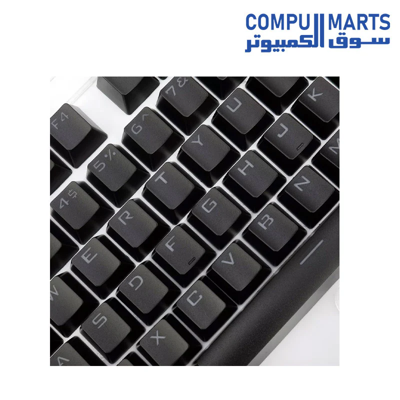 Redragon A111 Black Pudding Keycaps, 104 Keys - Image 2