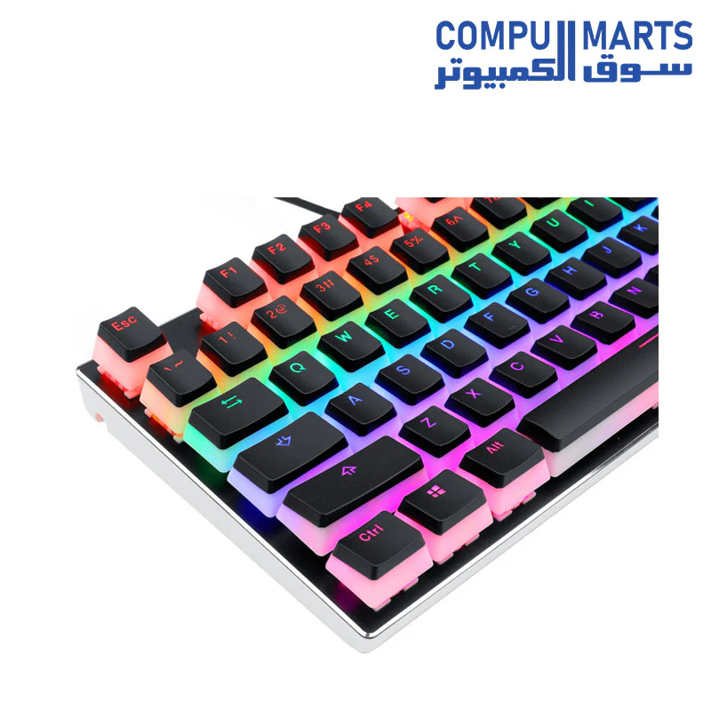 Redragon A130 Black Pudding Keycaps, 104 Keys - Image 3