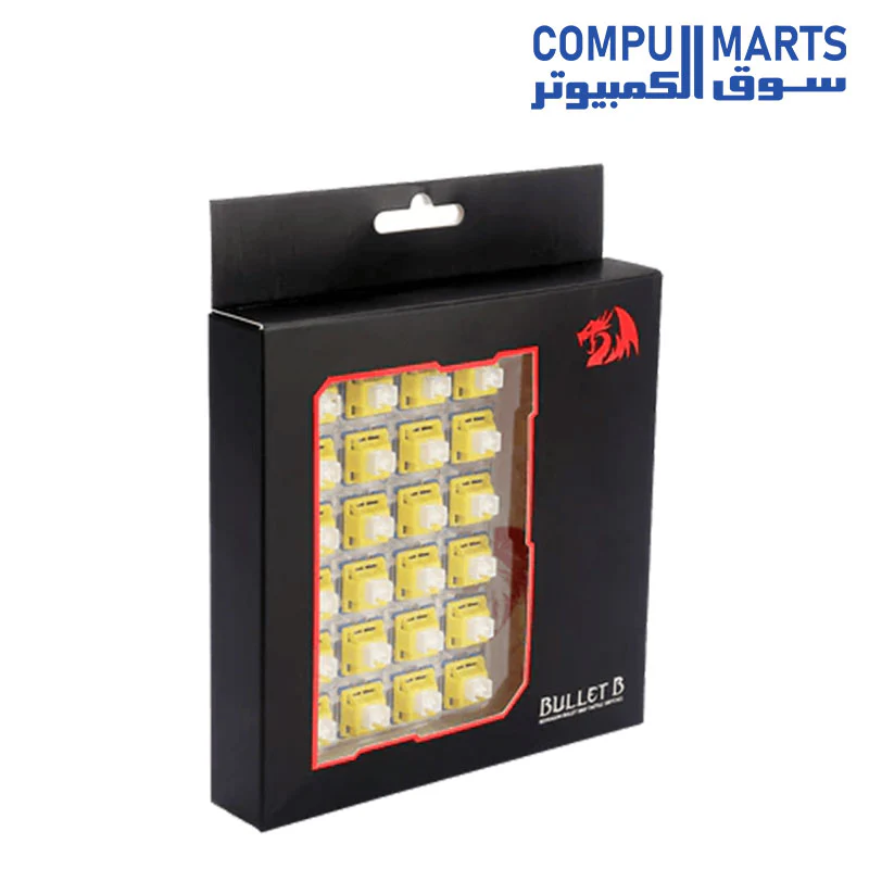 Redragon  BULLET A113 Mechanical Switch (24 pcs Switches) - Image 13