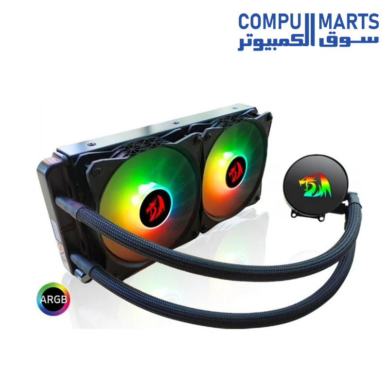 Redragon CCW-3000 EFFECT X RGB WATER CPU Cooler SUPPORT LGA 1700 - Image 3
