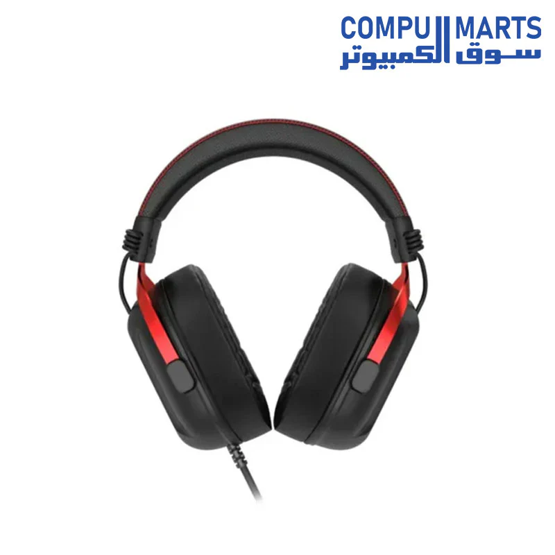 REDRAGON CYBILL 7.1 USB Gaming Headset with Aluminum Frame H312 -Black - Image 3