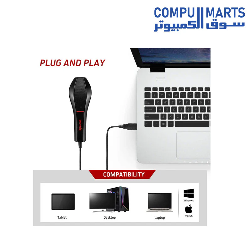 Redragon GM200 Gaming Stream Microphone - Image 3