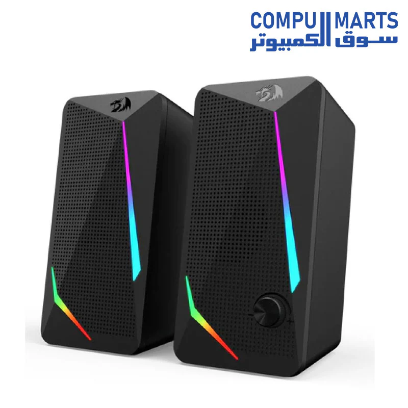 Redragon GS510 Waltz Gaming Speaker 2.0 Channel PC Computer Stereo Speaker - Image 3