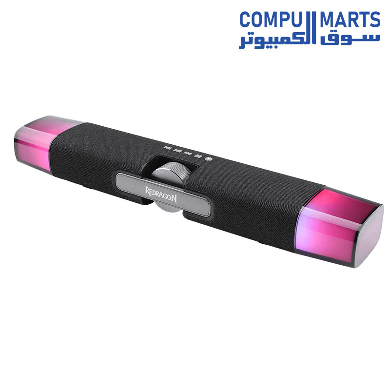 Redragon GS512 Wireless RGB Desktop Speakers, 2.0 PC Computer Stereo Soundbar with BT 5.0/USB Mode, Max 6W x 2 Rich Sound, RGB Backlight - Image 3