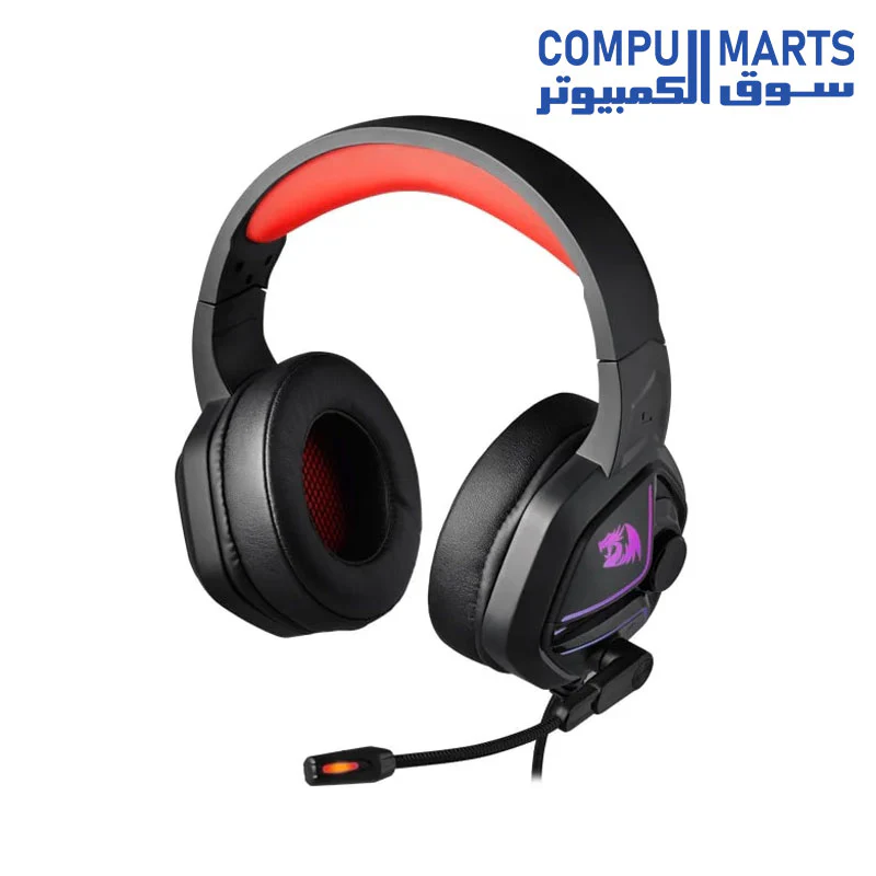 Redragon H230 Ajax RGB Wired Gaming Headset, Dynamic RGB Backlight - Image 4