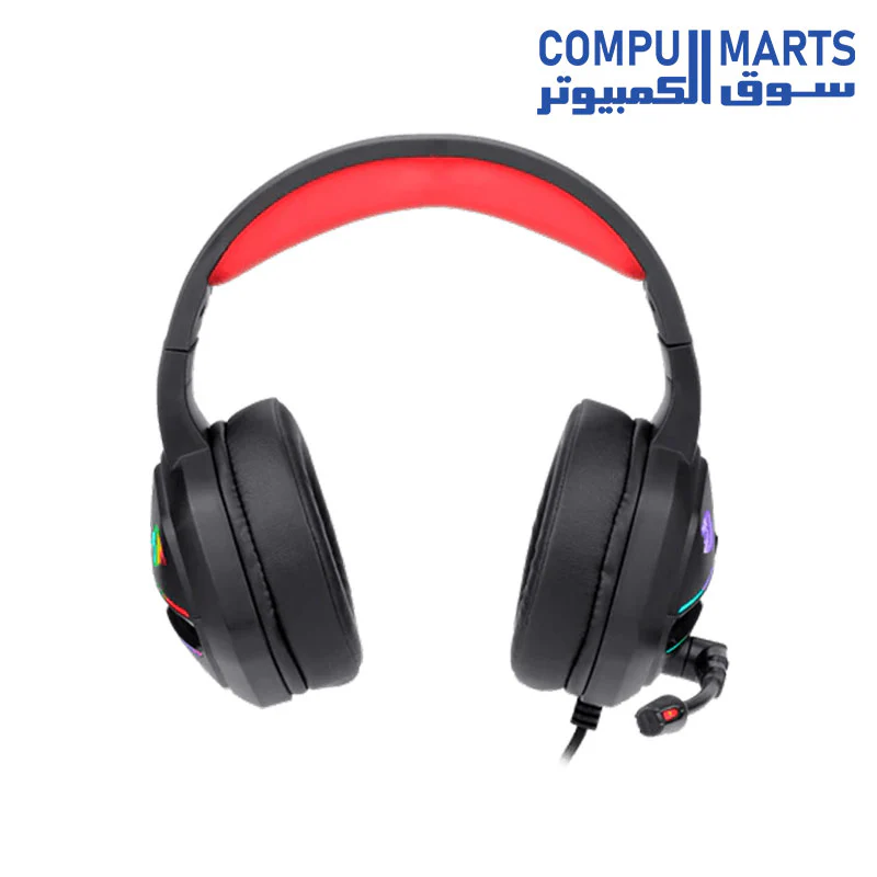 Redragon H230 Ajax RGB Wired Gaming Headset, Dynamic RGB Backlight - Image 7