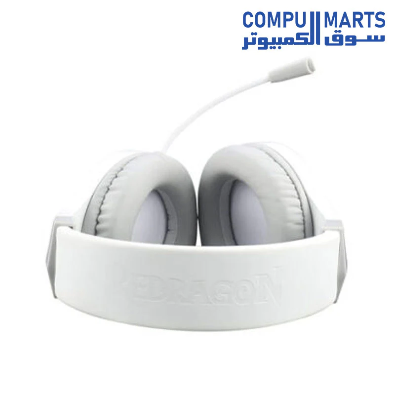 Redragon H260 HYLAS RGB Gaming Headset – Stereo (White) - Image 3