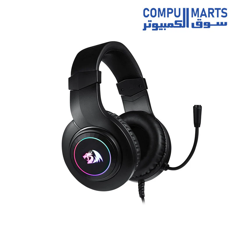 Redragon H260 HYLAS RGB Gaming Headset – Stereo (White) - Image 5