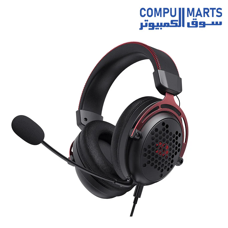 Redragon H386 Diomedes USB Gaming Headset – 7.1 Surround Sound (Black) - Image 2